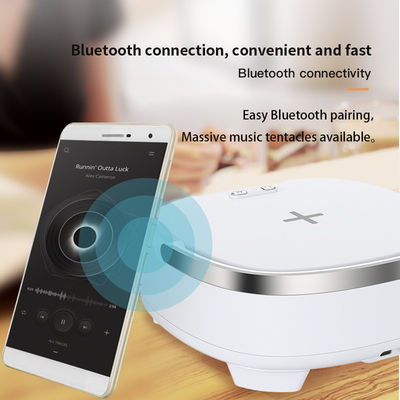 スピーカーQi充電器 時計 3000mAh バッテリー