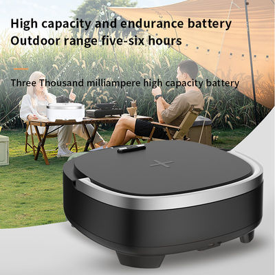 スピーカーQi充電器 時計 3000mAh バッテリー