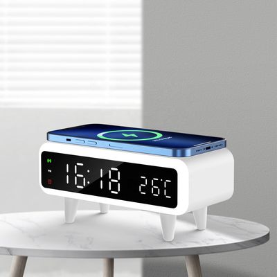 高効率のデジタル Qi 無線充電器 時計 297g 軽量
