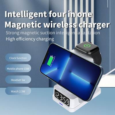 ウォッチ電話用の高速モバイル Qi 無線充電スタンド 15W 3 In 1
