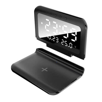 LEDディスプレイ 4イン1 Qi ワイヤレス充電器 ワイヤレス電話充電器 時計15w