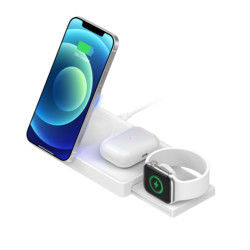 Iphone 向け 快充電 多機能無線充電器 折りたたみ 磁気