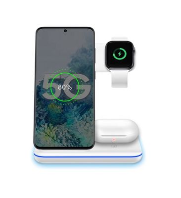 C型ポート 3 イン 1 マルチ機能無線充電ステーション 5W便利