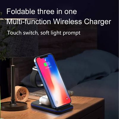 4イン1磁気無線充電ステーション Qi Apple 充電