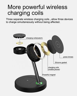 マグネティック 3 In 1 多機能無線充電器 急速充電
