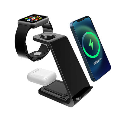 マルチファンクション Qi 3 イン 1 15w ワイヤレス 充電器 Iphone Iwatch 電話スタンドタイプ