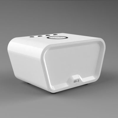 3 in 1 携帯用 15w の高速 Qi 無線充電器 時計