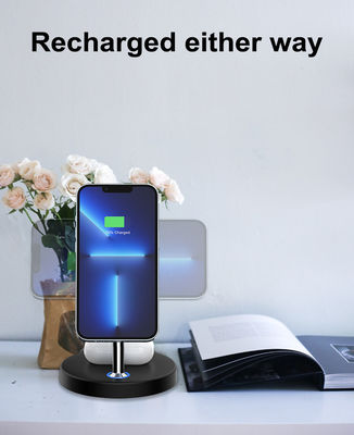 FCC認証の磁気携帯充電器 4イン1 無線充電ステーション 15w