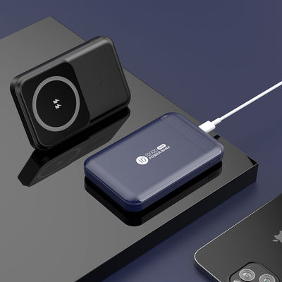 マグネティックブラックバックアップ電話充電器 1000mAh ROHS認証